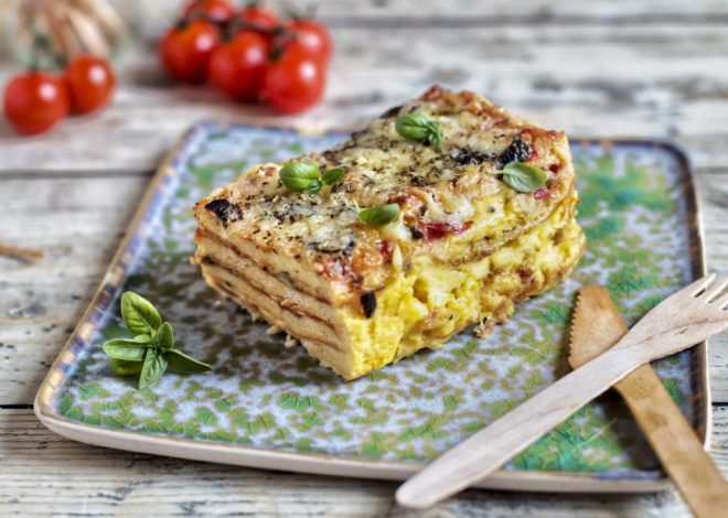 Kue pizza sayur, resep yang sangat bermanfaat